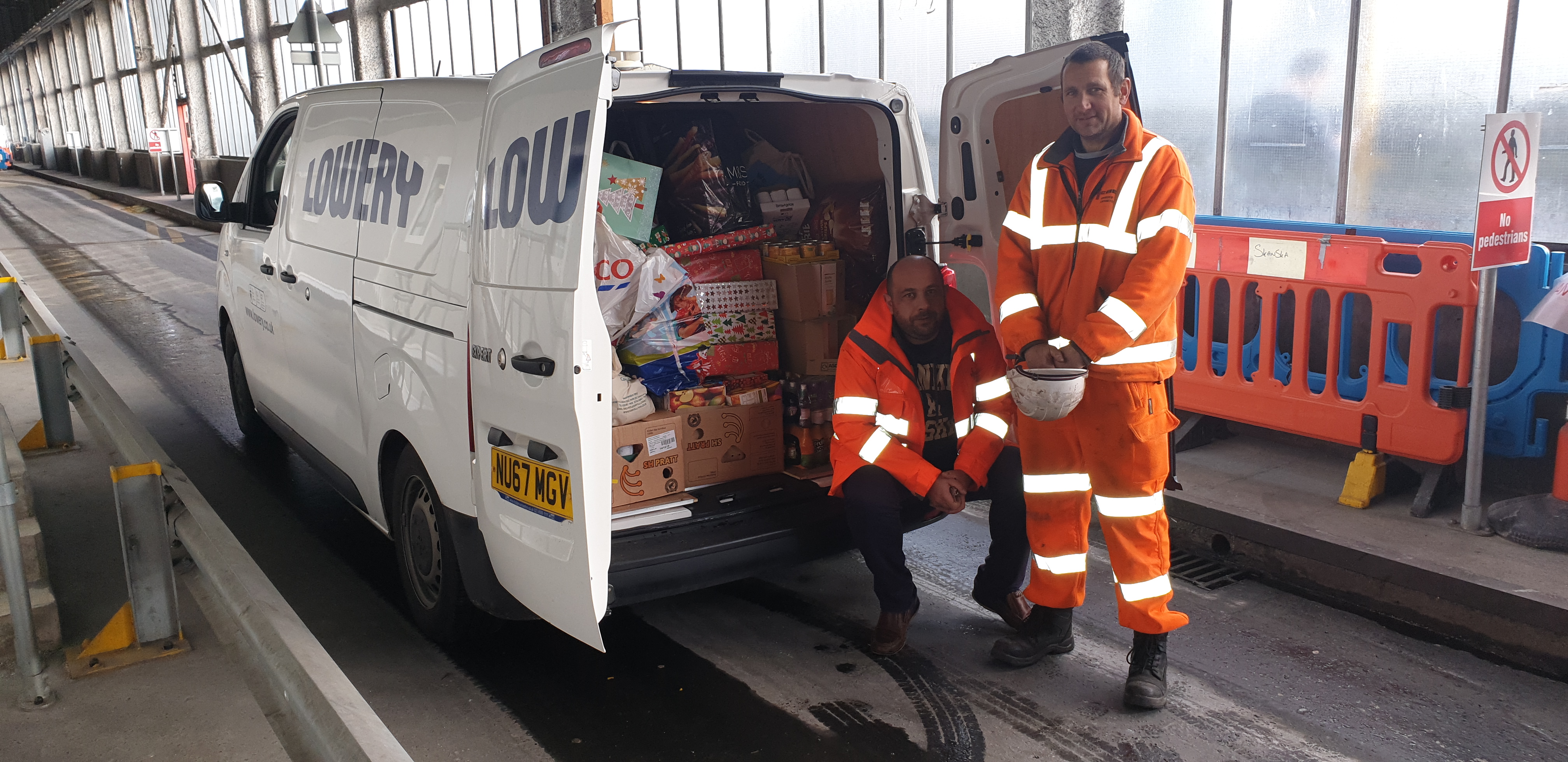 Lowery Ltd supported Skanska’s contribution to the Camden Foodbank Christmas Donation