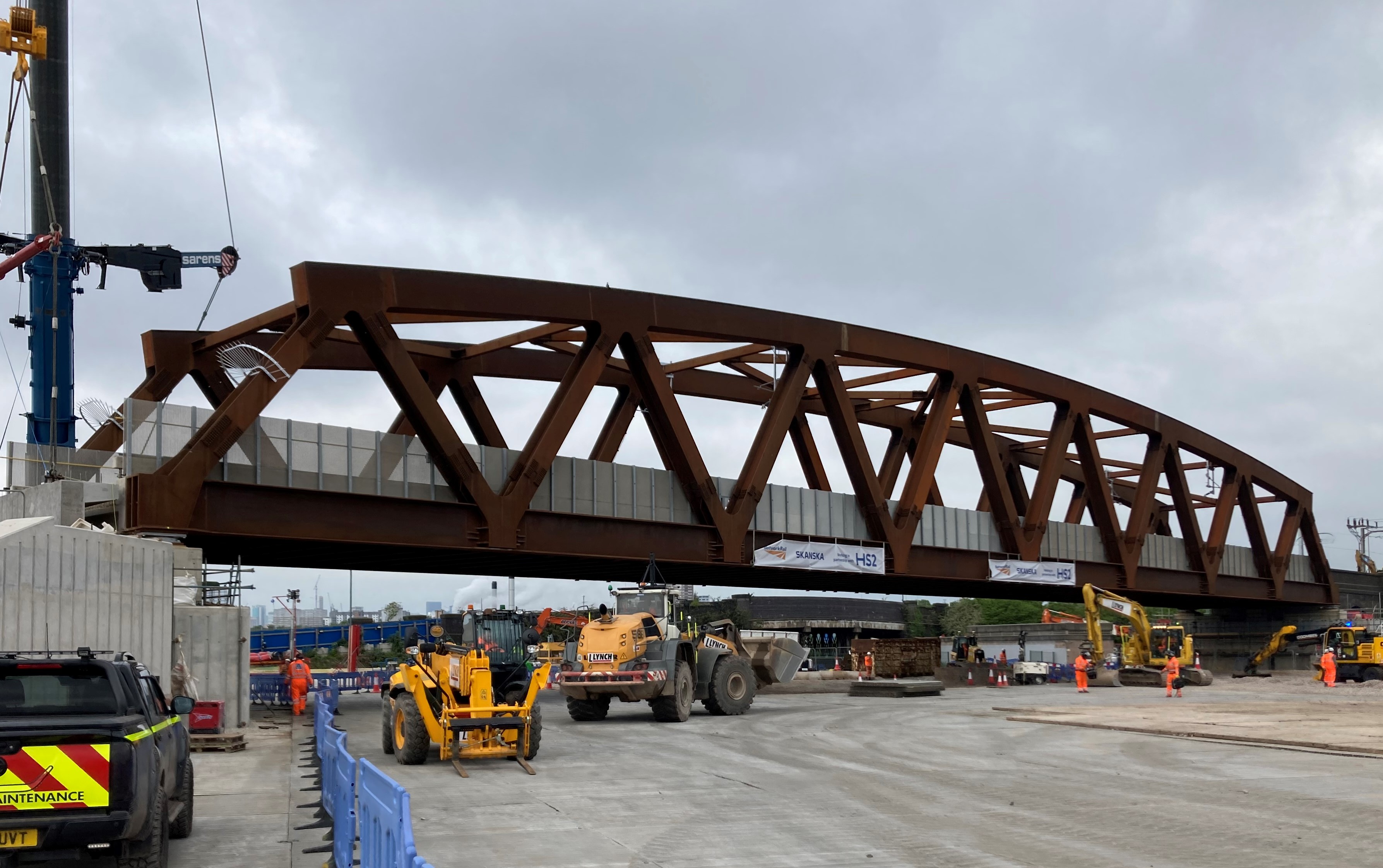 Lowery Ltd – Civils, Signalling & Power – Bridge Works Complete HS2 Enabling Works (Birmingham SAS13)